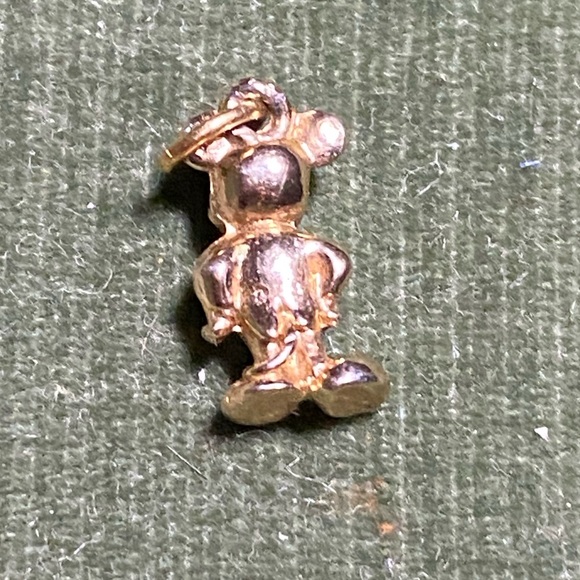 Disney Brand Mickey Mouse Charm GoldTone - Picture 2 of 3